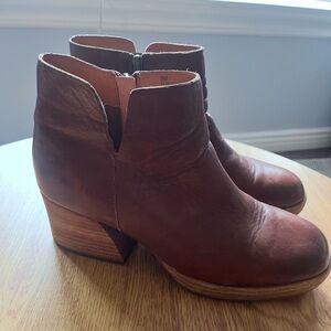 Kork-Ease Rubi Rich Brown Ankle Booties